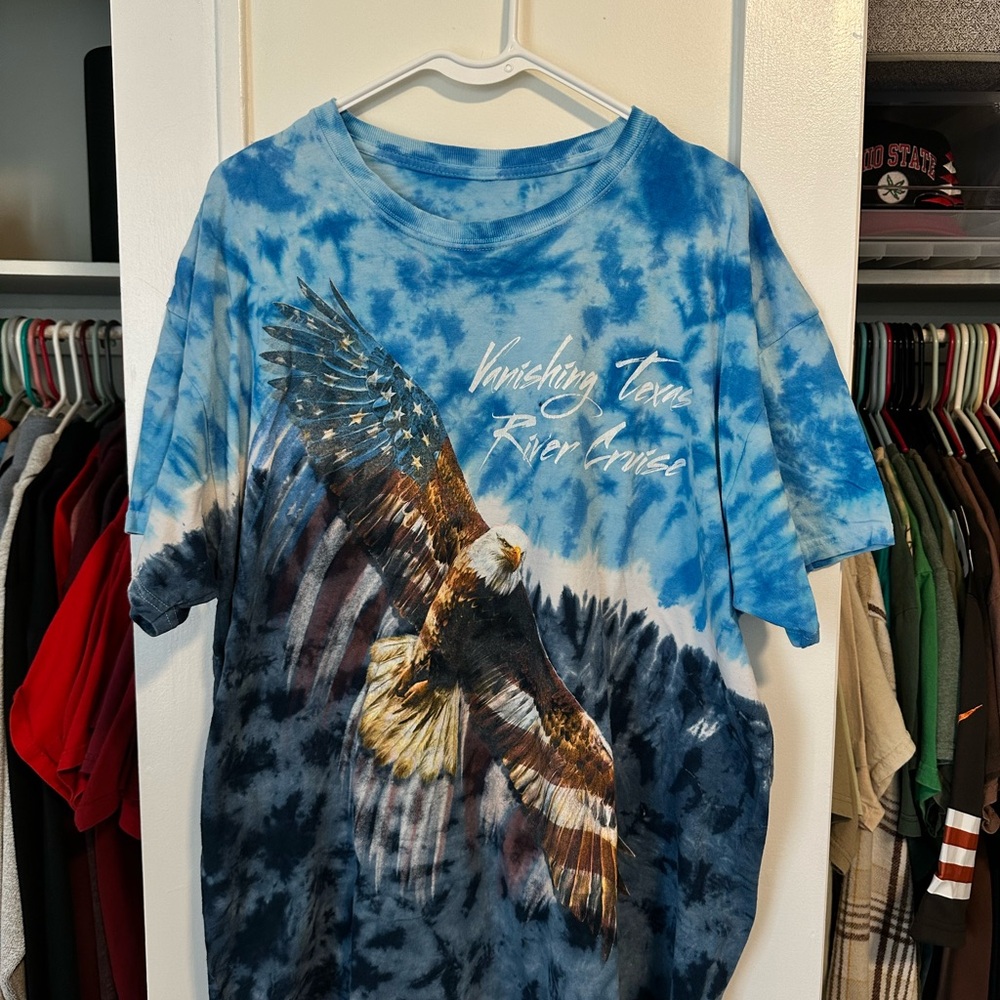 Texas Tie-Dyed Eagle Graphic Tee